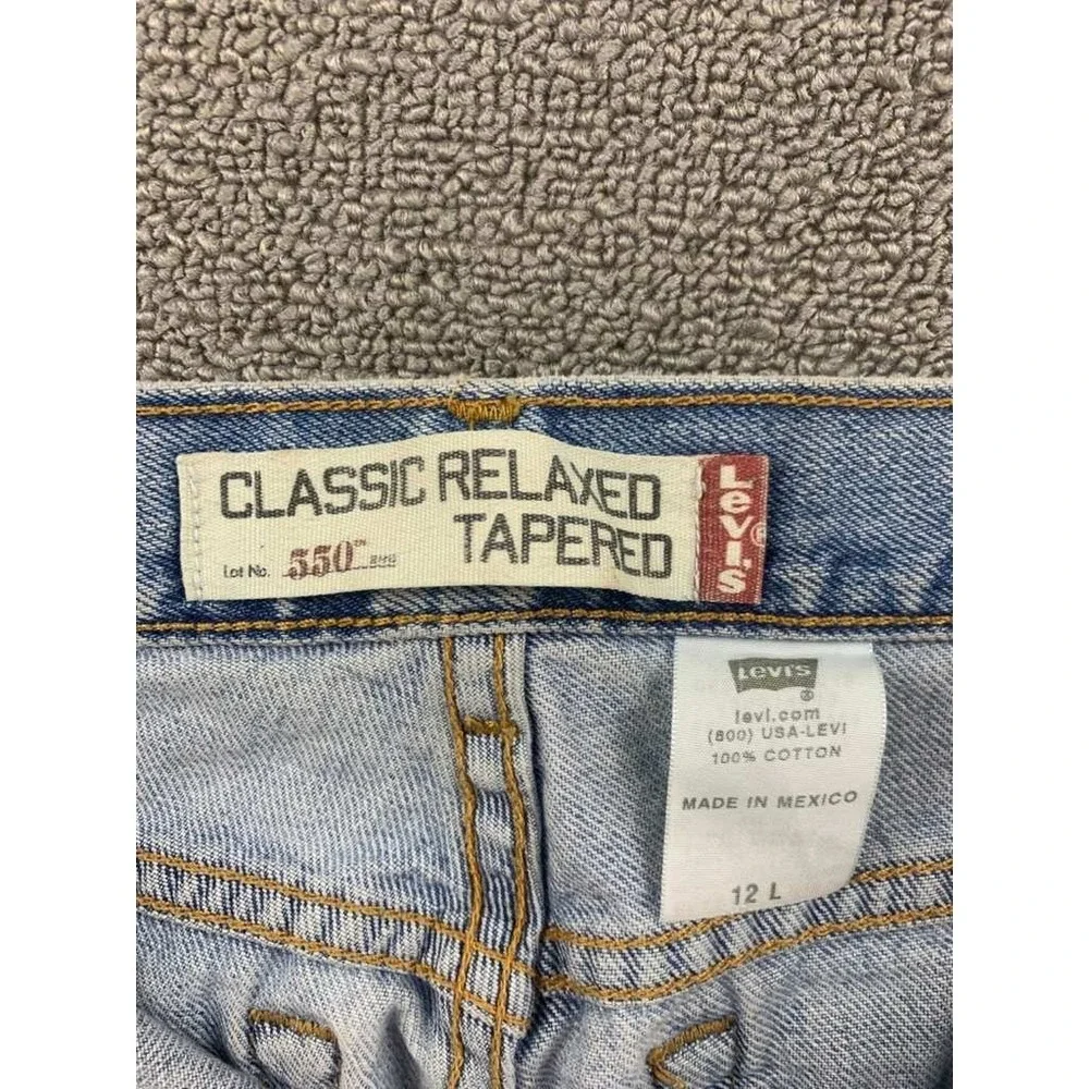 Levi's Wedgie Shorts Women 12L Light Wash High‎ Rise Button Fly DIY Cutoff